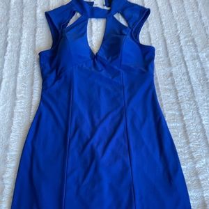 Macys Electric Blue cocktail Dress